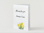 Flowers for You, Because I Care