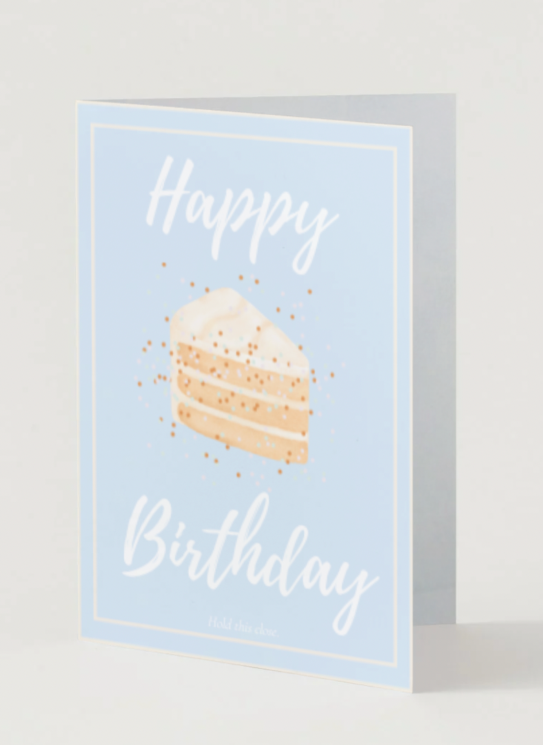 Birthday Card with Cake